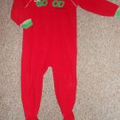 CARTER’S Red I’VE BEEN GOOD Christmas Fleece Blanket Sleeper Toddler Size 3T