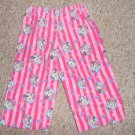 Homemade Flannel Sleep Pants Pink MINNIE MOUSE Girls Size 2T