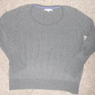 OLD NAVY Gray Cable Knit Scoop Neck Sweater Ladies XLARGE