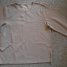 SONOMA Light Brown Long Sleeved Top Ladies XLARGE