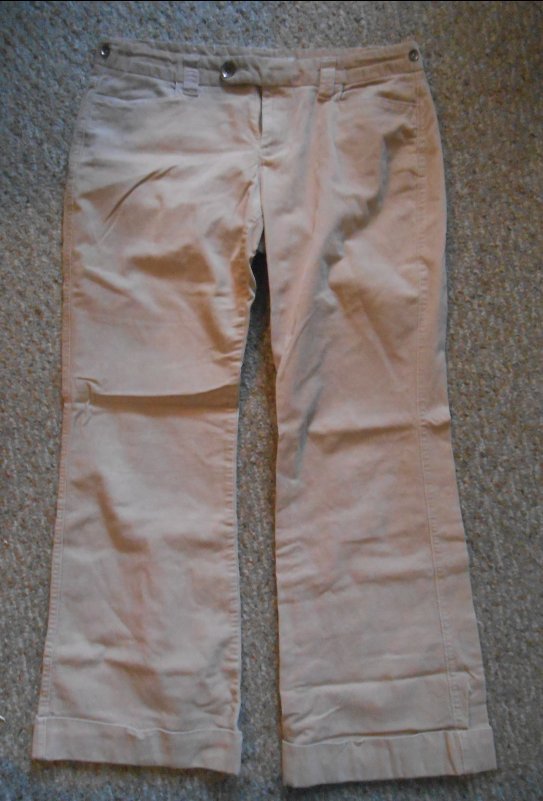 OLD NAVY Bootcut Tan Corduroy Pants ladies Size 10