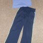 NIKE Blue Short Sleeved Top Navy Athletic Pants Outfit Girls Size 14 L (#870)