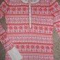 MUDD Pink Print Thermal Long Sleeved Top Girls Size 16 XL