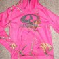MOSSY OAK Pink Fleece Lined Hooded Pullover Girls Size 14-16 XL NEW