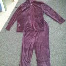 PACER by Karen Scott Purple Hooded Pant Set Ladies XLarge