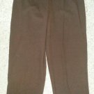 JOSEPHINE CHAUS Brown Stretch Pants Ladies LARGE