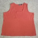 NORTHCREST Rust Tank Top Womans Plus Size 4X 26W 28W