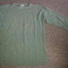 Green A KNITCH ABOVE Cable Knit Sweater Ladies LARGE