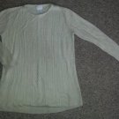 DESIGNERS ORIGINALS Oatmeal Cable Knit Pullover Ladies Medium