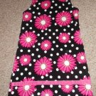 CORKYS KIDS Black and Pink Daisy Corduroy Jumper Dress Girls Size 10
