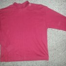 KAREN SCOTT Red Mock Turtleneck Ladies LARGE