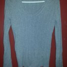 TOMMY HILFIGER Gray Cable Knit Long Sleeved Top Ladies SMALL
