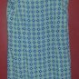 ANN TAYLOR LOFT Blue Green Floral Print Sleeveless Dress Ladies Size 4