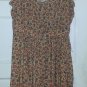 FOREVER 21 Brown Floral Print Sundress Ladies Medium Size 6-8