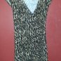 MERCER & MADISON Animal Print Shirred Side Dress Ladies SMALL