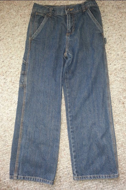 FADED GLORY Carpenter Style Denim Jeans Boys Size 10