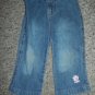 Denim Jeans with Flower Accent Girls Size 18 months