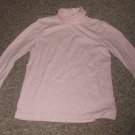 CRAZY 8 Pink Buttoned Cuff Turtleneck Top Girls Size 10-12