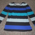 H&M Striped Long Sleeved Top Girls Size 8-10