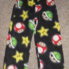 Black MARIO BROTHERS Fleece Sleep Pants Boys Size 6