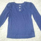 GYMBOREE Navy Blue Long Sleeved Top Girls Size 5