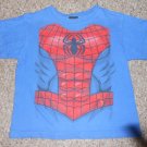 Blue SPIDERMAN Short Sleeved Top Boys Size 8