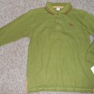 NWT Green HARTSTRINGS Long Sleeved Polo Top Boys Size 6 MSRP $38.00
