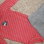 CARTER&acirc;��S Gray Striped Moose Pant Set Boys Size 3 months
