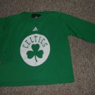 ADIDAS Green BOSTON CELTICS Long Sleeved Top Boys Size 3T