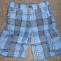 CRAZY 8 Blue Plaid Cargo Shorts Boys Size 4