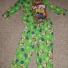 Green MINION Holiday Flannel Pajamas Boys Size 4