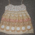 JUICY COUTURE Tan Floral Print Cami Tank Ladies Size 10