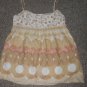 JUICY COUTURE Tan Floral Print Cami Tank Ladies Size 10