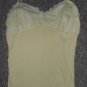 NO BOUNDARIES Yellow Ribbed Eyelet Cami Tank Ladies-Juniors Medium Size 7-9