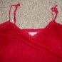 THE PAJAMAGRAM Red Velvet Cami and Loungewear Pants Ladies Medium