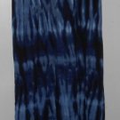 FADED GLORY Full Length Blue Tie Dyed Crochet Trim Sundress Ladies Size 8-10 M