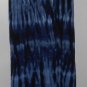 FADED GLORY Full Length Blue Tie Dyed Crochet Trim Sundress Ladies Size 8-10 M