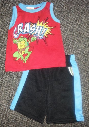 TEENAGE MUTANT NINJA TURTLES Short Set Boys 24 months
