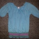 XHILARATION Blue Peasant Style Pullover Girls Size 4T