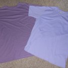 Lot of Purple Short Sleeved One Pocket Tops Mens XLT 46-48 COVINGTON