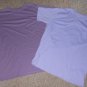 Lot of Purple Short Sleeved One Pocket Tops Mens XLT 46-48 COVINGTON