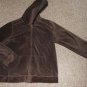 CHARTER CLUB Brown Hooded Zip Front Jacket Ladies XLarge