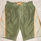MOSSIMO SUPPLY CO Green Board Shorts Swim Suit Boys Size 6-7