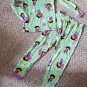 NICKELODEON Green Long Sleeved DORA Cotton Pajama Set Girls Size 6