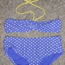 GAP KIDS Purple Heart Print 2 Piece Bathing Suit Girls Size 8 (#999)