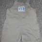 SESAME STREET Lil Golfer Khaki Short Overalls Boys Size 24 months (#993)