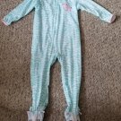 CARTER’S Pink and Blue Zebra Sleeper Girls Size 24 months (#879)