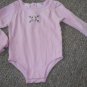 KOALA KIDS Pink Long Sleeved Snowflake Bodysuit Girls Size 4 (48 months) (#992)