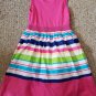 THE CHILDREN’S PLACE Striped Skirted Sleeveless Dress Size 7-8 (#24)