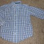 THE CHILDREN&acirc;��S PLACE Blue Plaid Long Sleeved Button Front Shirt Boys Size 4T (#873)